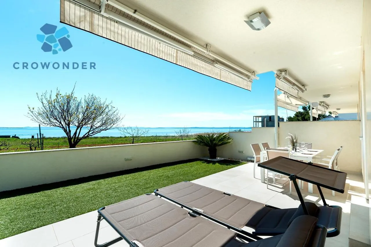 Beachfront Reiterer Villa V2 With Seaview 30 Meters From The Beach - Crowonder Luxury Rent Privlaka  Hırvatistan